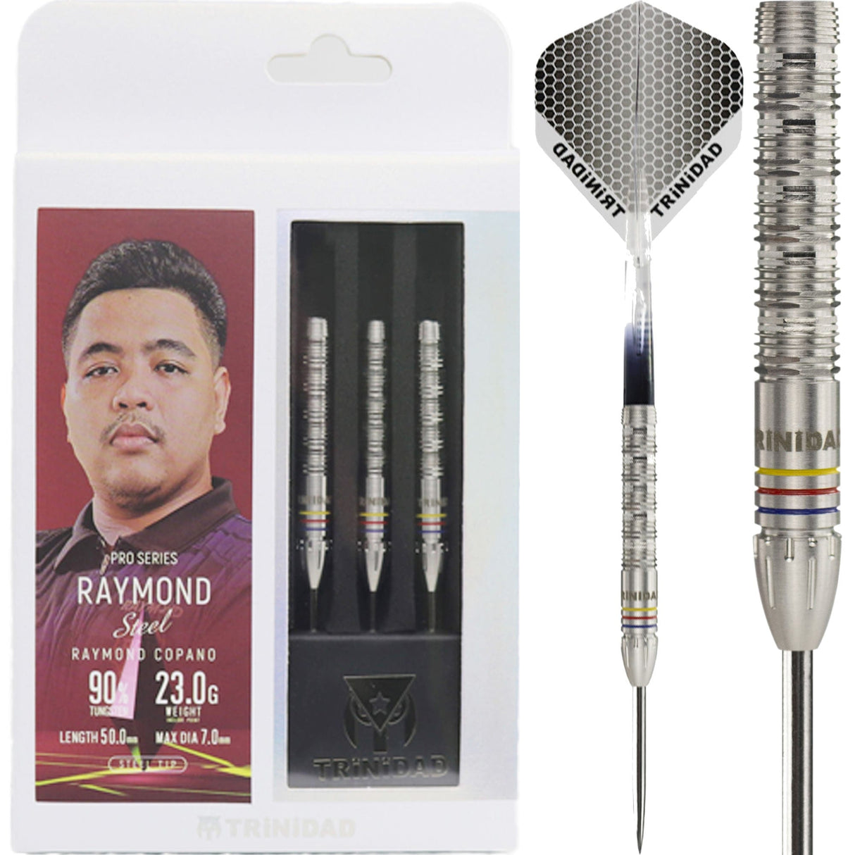 Trinidad Pro Darts - Steel Tip - 90% Tungsten - Raymond - 23g