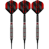 Mission Rogue Darts - Soft Tip - Brass - Silver & Red Coated