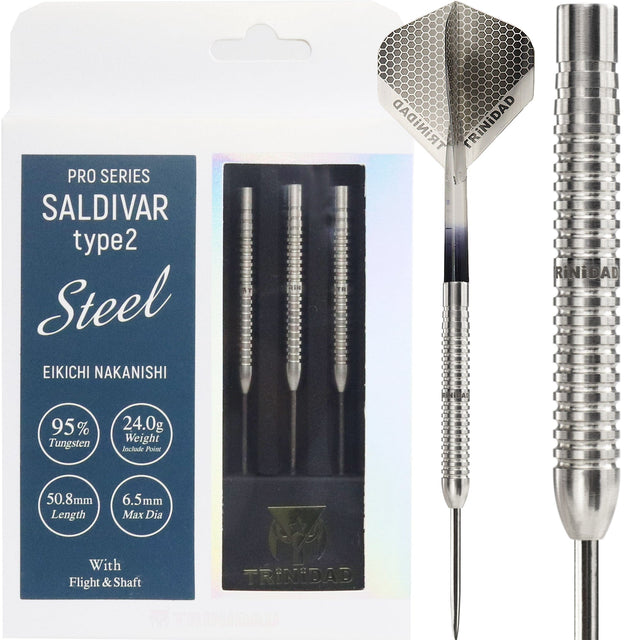 Trinidad Pro Darts - Steel Tip - 95% Tungsten - Saldivar 2 - 16.5g