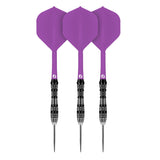 Shot Flight Deck - One Piece Dart Flight and Shaft System - Purple