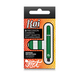 Shot Koi Carbon Dart Shafts - with Springs - Green