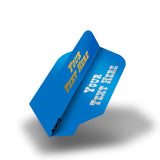 Personalised Flights - Extra Strong - Hot Foil - 5 Sets - Slim - Blue