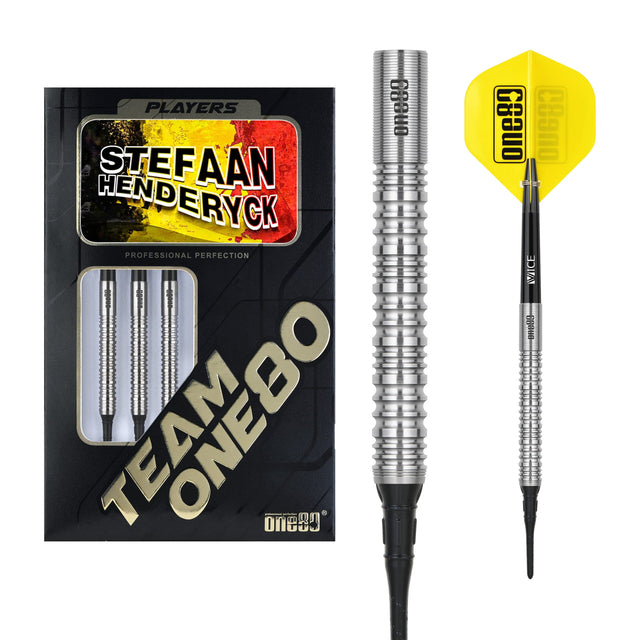 One80 Stefaan Henderyck Darts - Soft Tip - 90% Tungsten - 18g