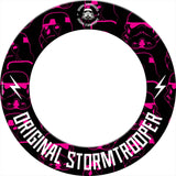 Original StormTrooper Dartboard Surround - S5 - Storm Trooper - Multi Mask Pink