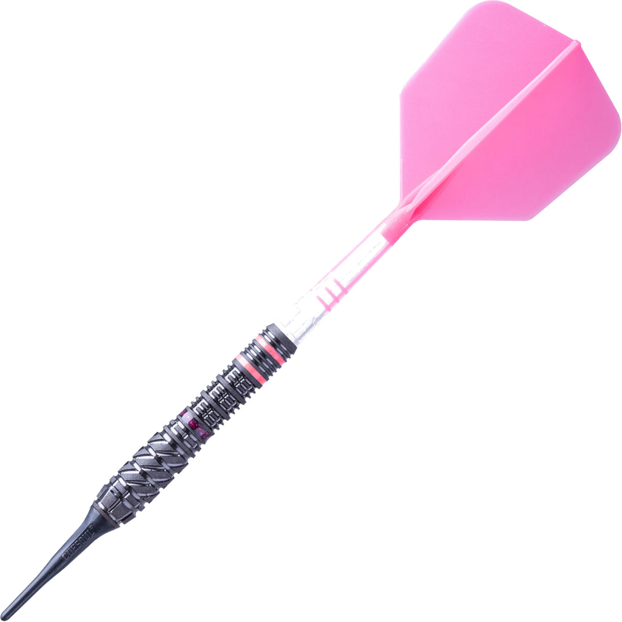 Cuesoul Engine V5 Darts - Soft Tip - 90% Tungsten - Hope Ring - Pink