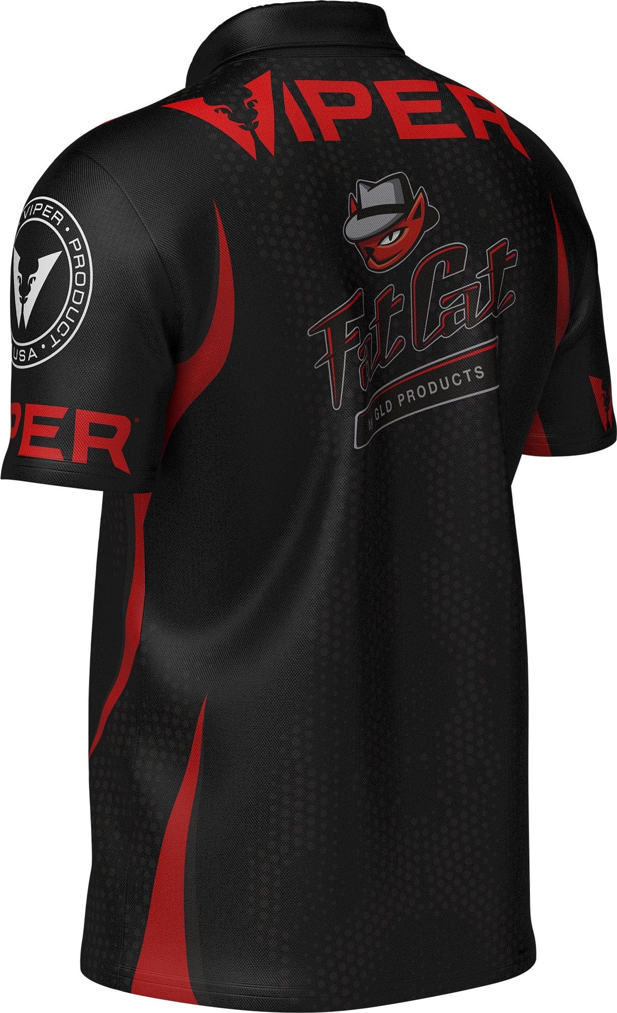 Viper Dart Shirt - Logo - Black & Red