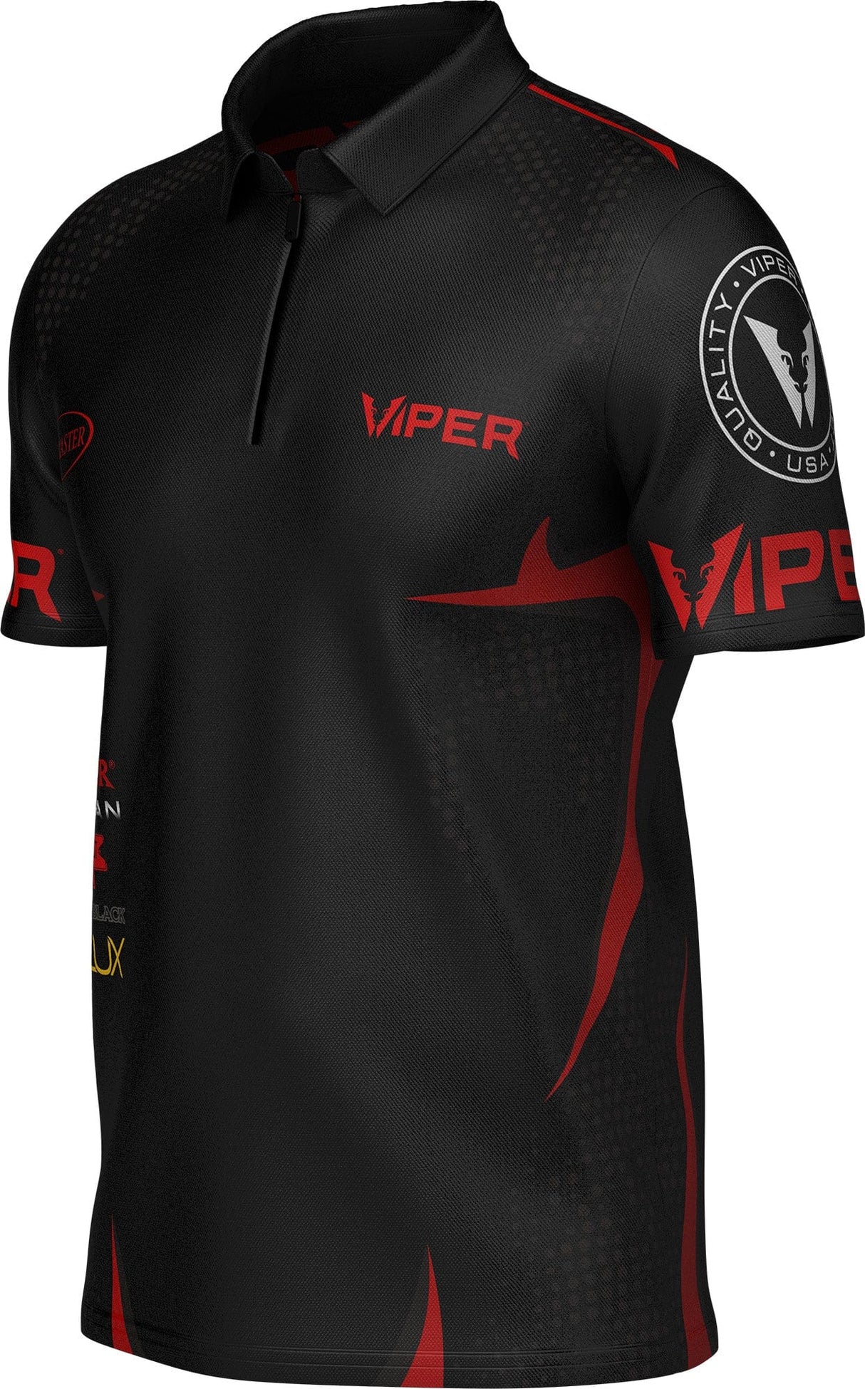 Viper Dart Shirt - Logo - Black & Red