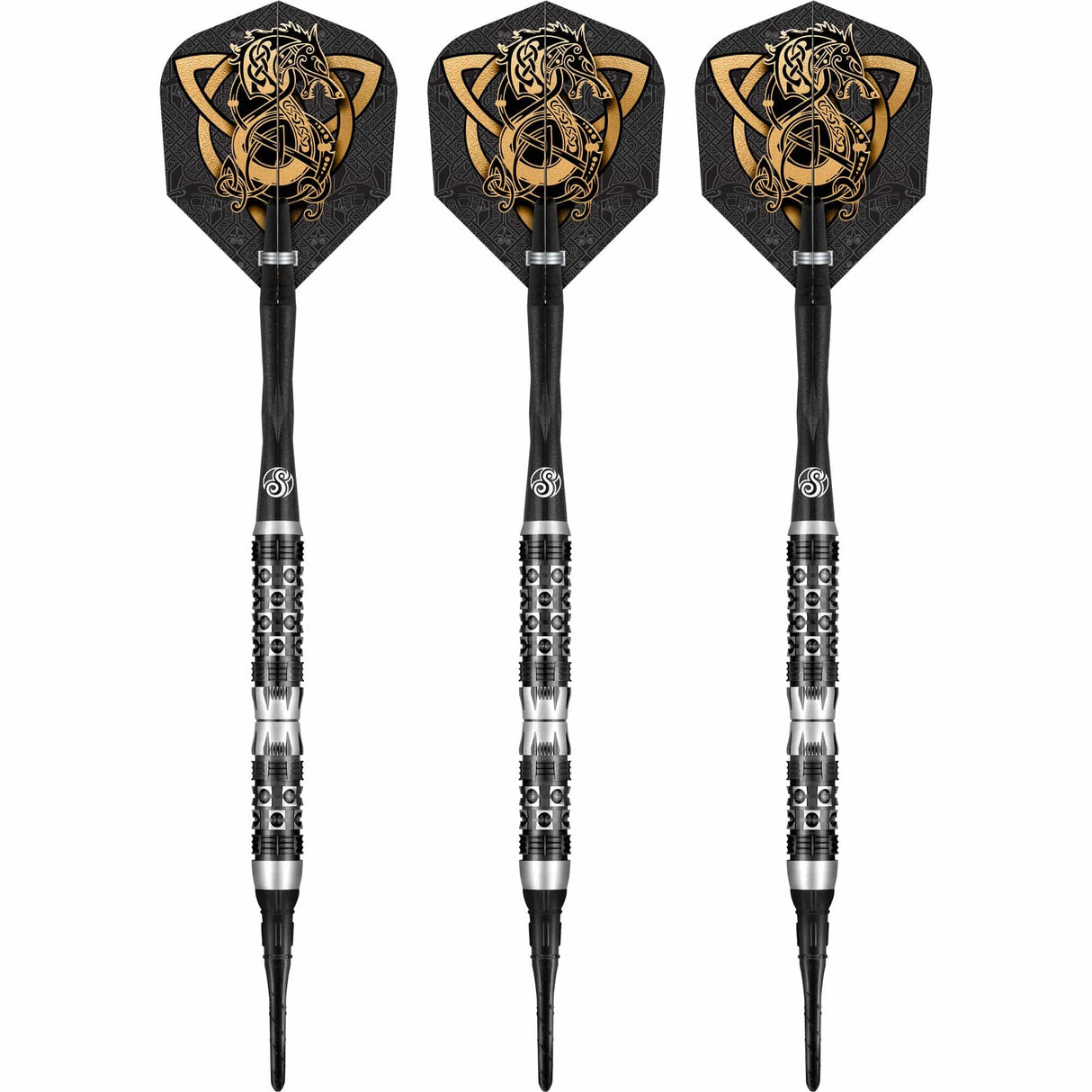 Shot Viking Darts - Soft Tip - 90% Tungsten - Wolf