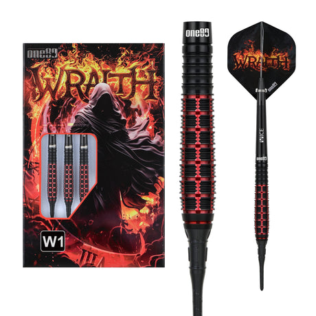 One80 Wraith Darts - Soft Tip - 90% Tungsten - W1 - 18g