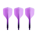 Condor AXE 120 Dart Flights - Small - Clear Purple