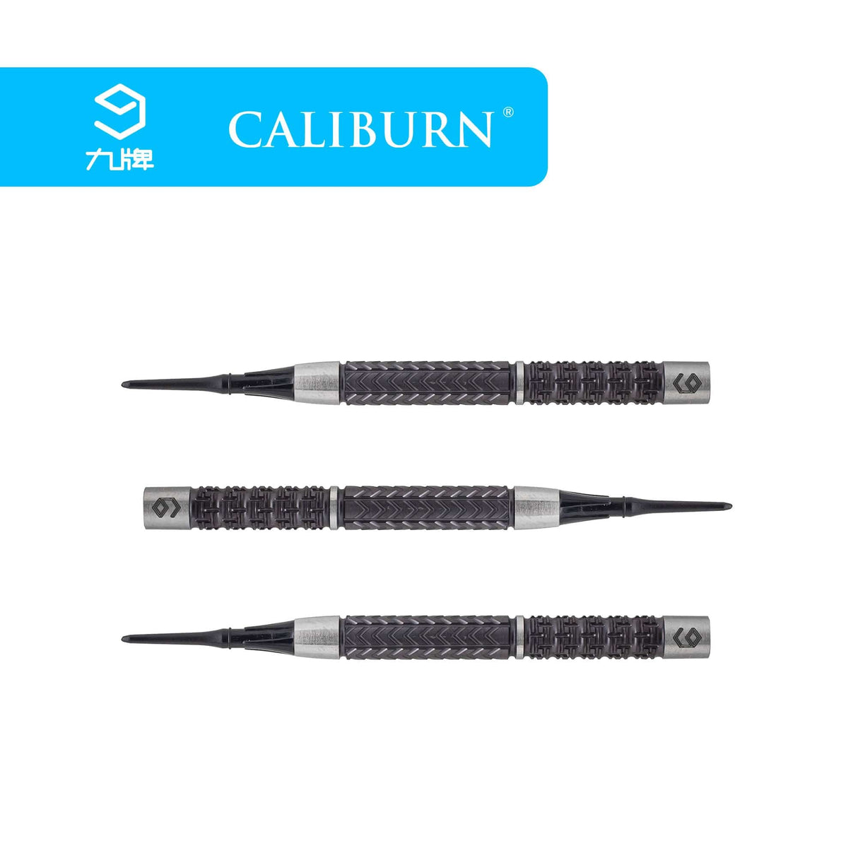 Caliburn Player Darts - Soft Tip - 95% - Black Titanium - ET II 20g