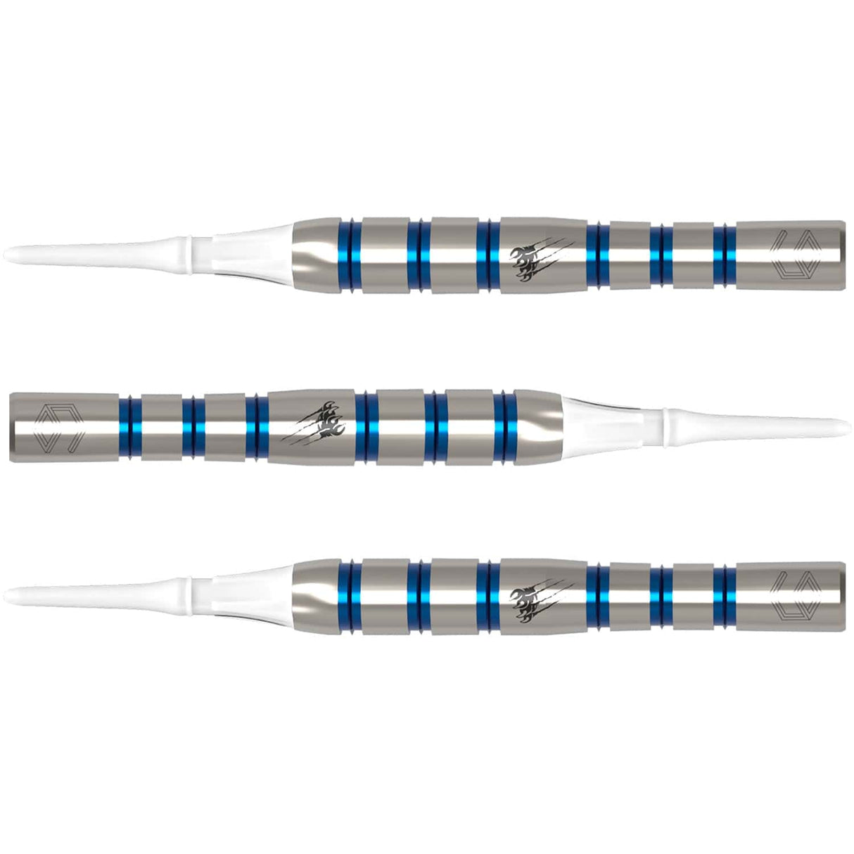 Caliburn Player Darts - Soft Tip - 90% - Blue Ring - Ice Cat 19g