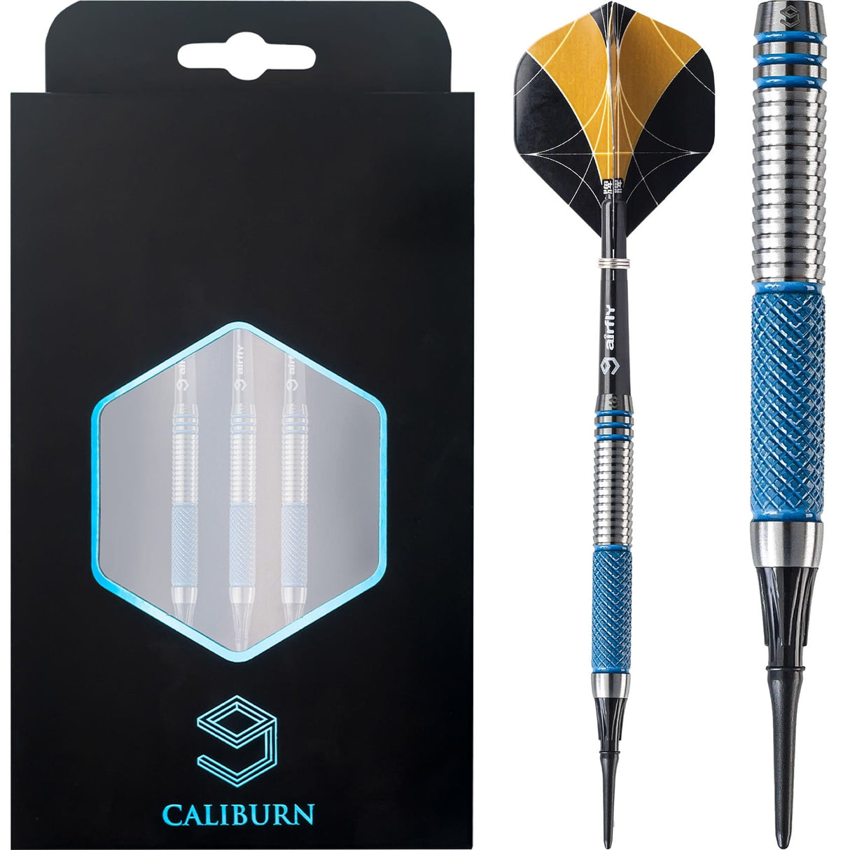 Caliburn Marshal Air Darts - Soft Tip - 90% - M2 - Blue 20g