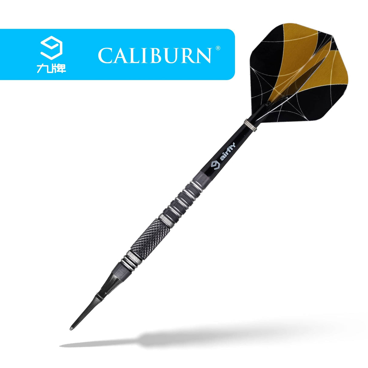 Caliburn Marshal Darts - Soft Tip - 90% - M1 - Black Titanium