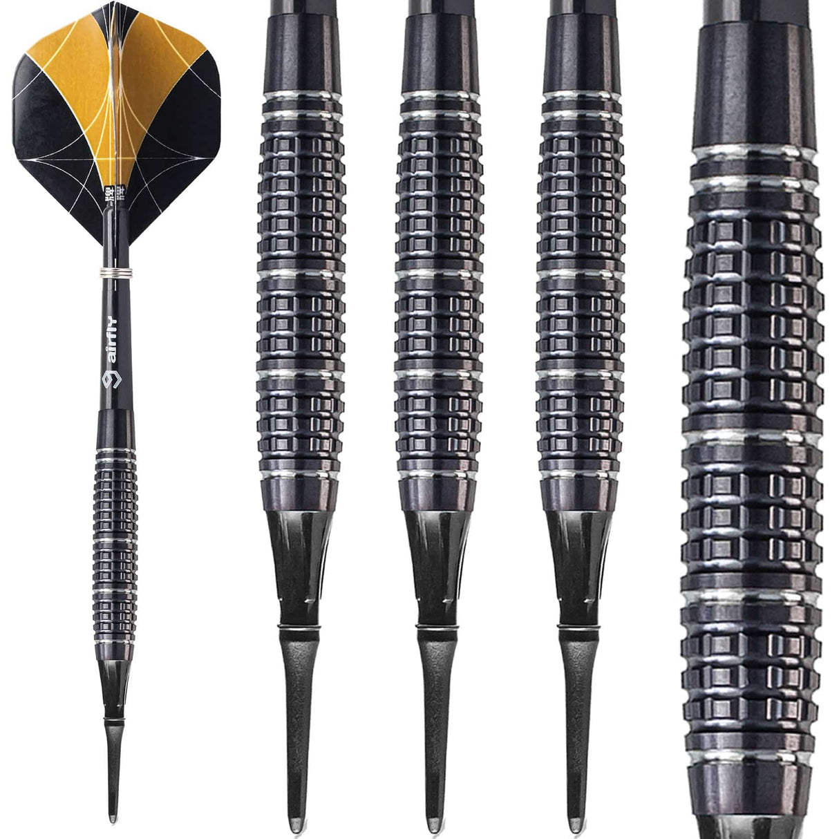 Caliburn Matrix I Darts - Soft Tip - 90% - B1 - Black