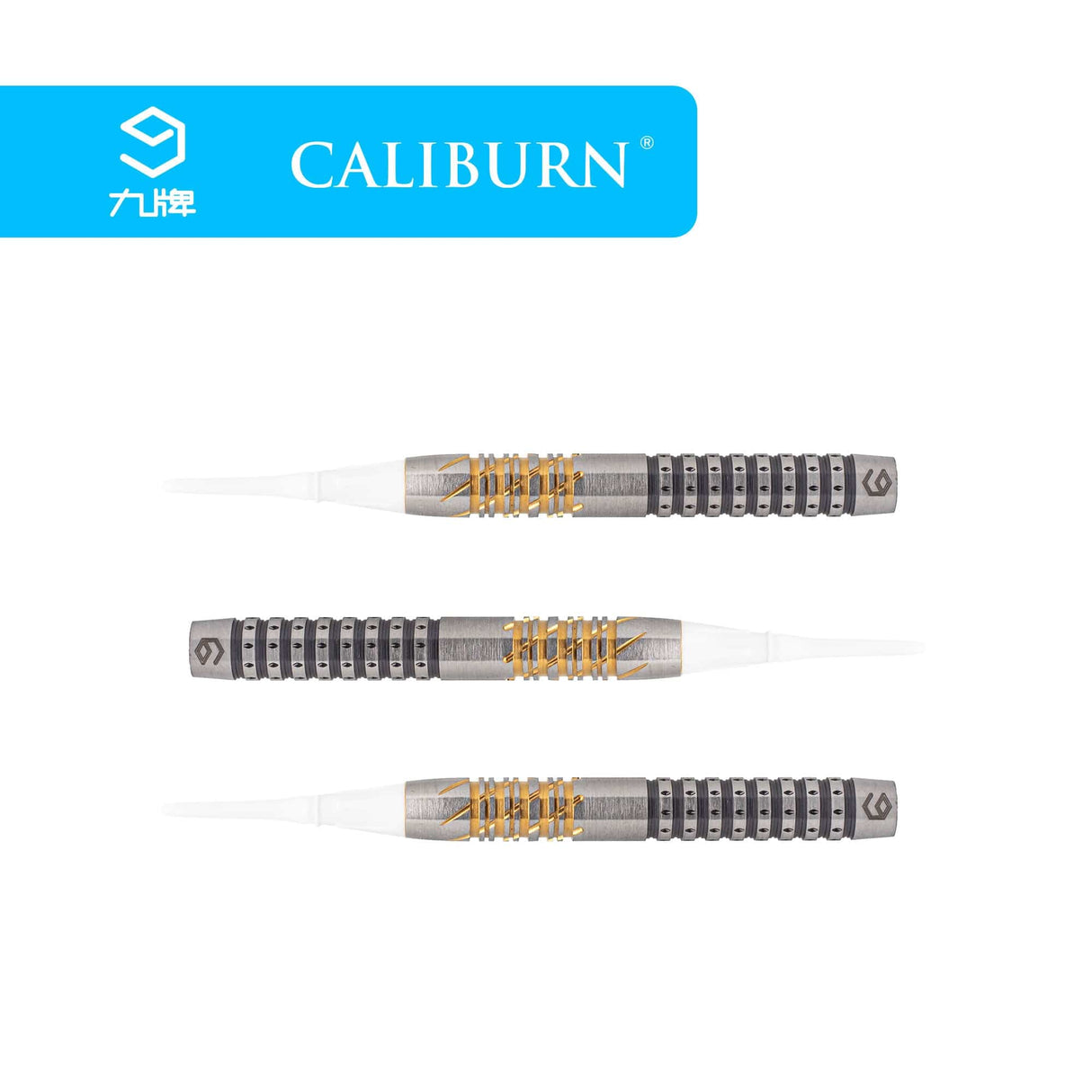 Caliburn Player Darts - Soft Tip - 95% - Black & Gold - Sandy II