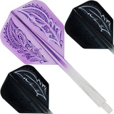 Condor AXE Dart Flights - Small - Feather - Gradient - Mixed