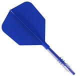 Cuesoul Rost T19 Carbon Fibre - Integrated Dart Shaft and Flights - Big Wing - Blue Size 4