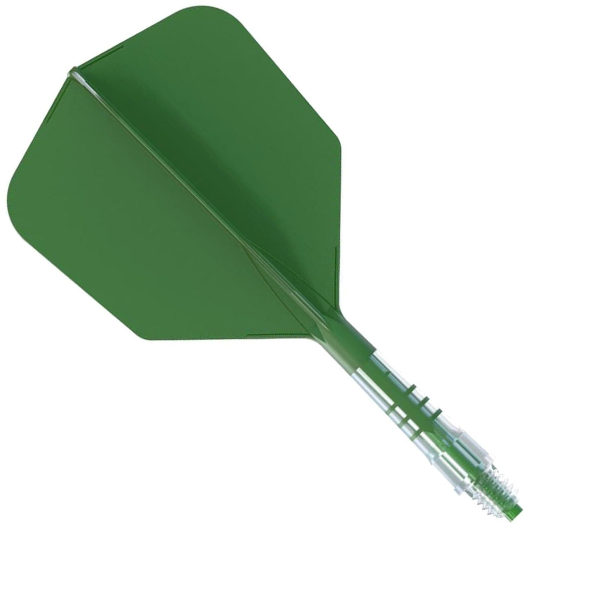 Cuesoul Rost T19 Carbon Fibre - Integrated Dart Shaft and Flights - Big Wing - Green Size 1