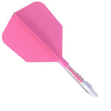 Cuesoul Rost T19 Carbon Fibre - Integrated Dart Shaft and Flights - Big Wing - Pink Size 2
