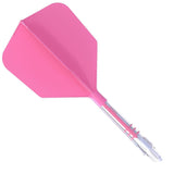 Cuesoul Rost T19 Carbon Fibre - Integrated Dart Shaft and Flights - Big Wing - Pink Size 4
