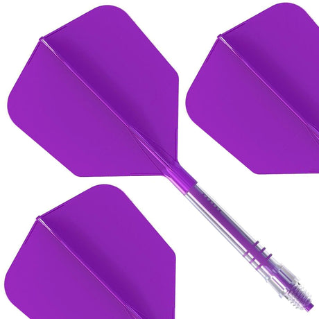 Cuesoul Rost T19 Carbon Fibre - Integrated Dart Shaft and Flights - Big Wing - Purple