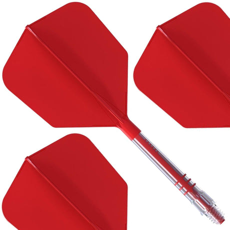 Cuesoul Rost T19 Carbon Fibre - Integrated Dart Shaft and Flights - Big Wing - Red