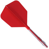 Cuesoul Rost T19 Carbon Fibre - Integrated Dart Shaft and Flights - Big Wing - Red Size 6
