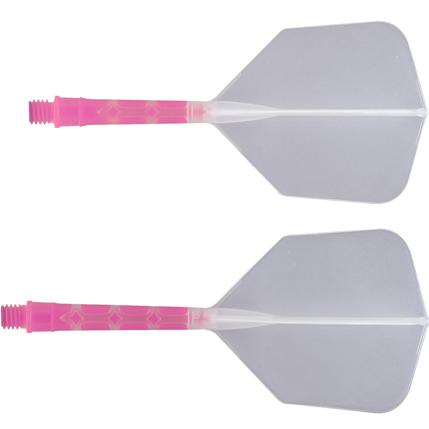 Cuesoul - ROST T19 Integrated Dart Flights - Big Wing - Pink Clear