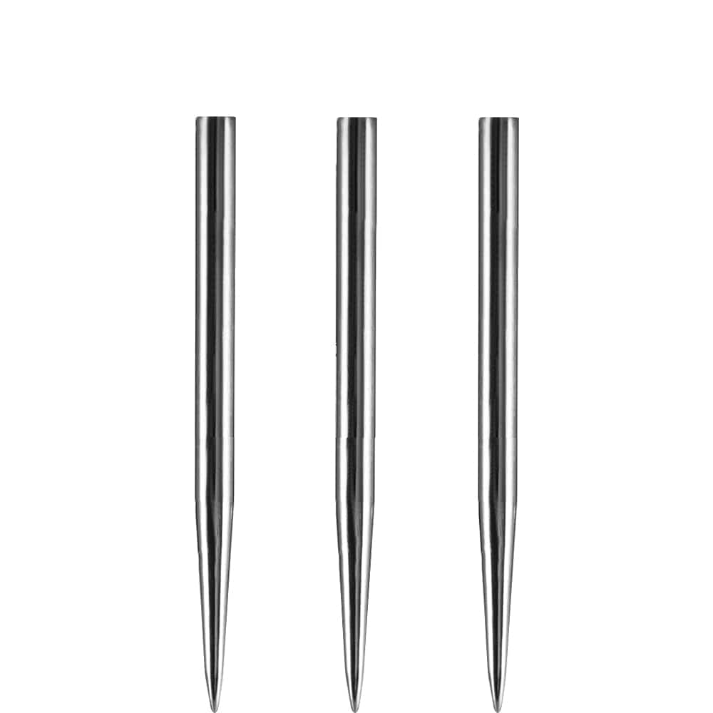 Designa Spare Points - for Steel Tip Darts - Smooth - Silver 35mm