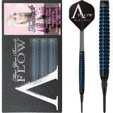 Dynasty - A Flow - Soft Tip Darts - Black Line - Fallon Sherrock - Blue Ring - Fallon 4 - 19g 19g