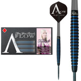 Dynasty - A Flow - Steel Tip Darts - Black Line - Fallon Sherrock - Blue Ring - Fallon 4 - 23g 23g