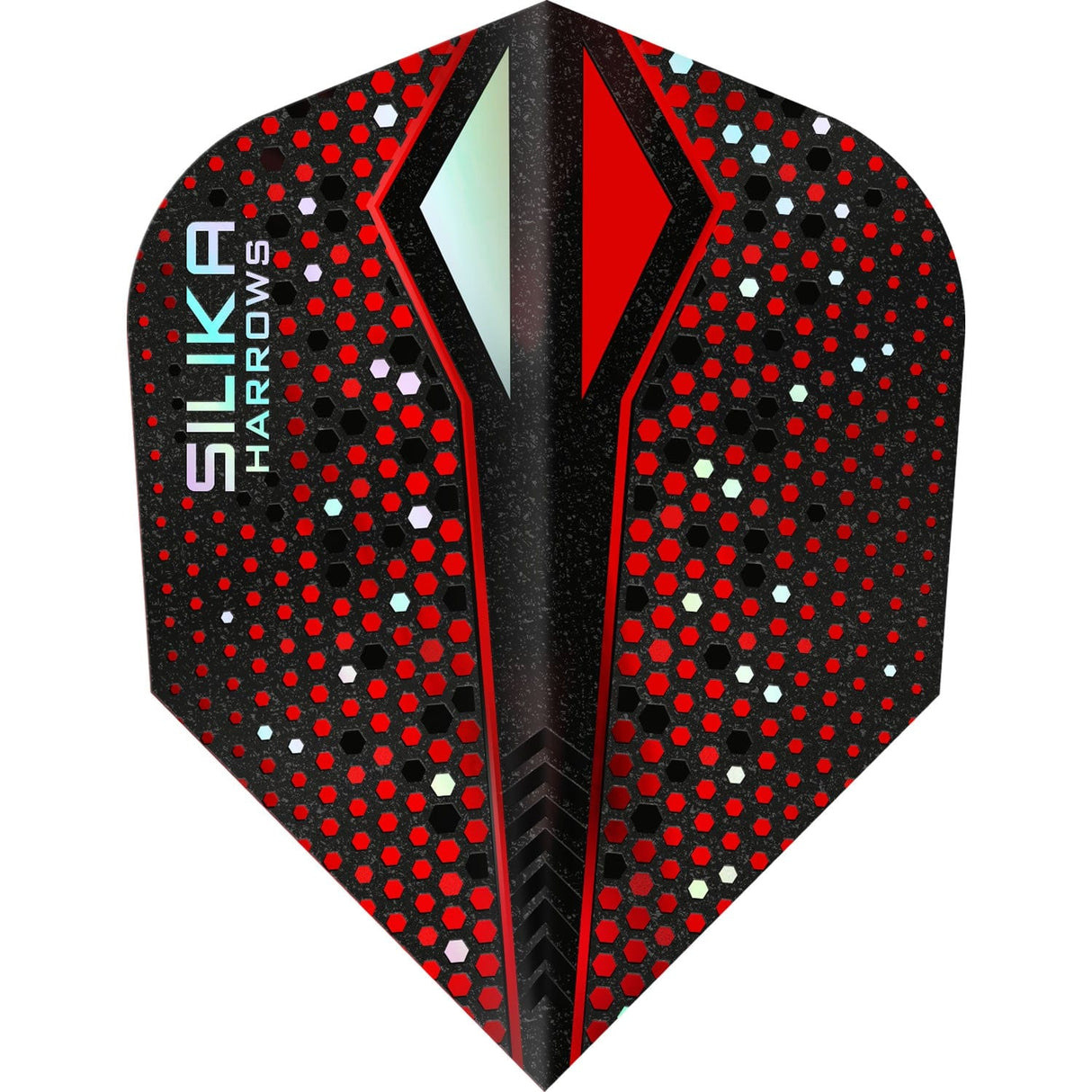 Harrows Silika Colourshift-X Dart Flights - Std - No6 Red