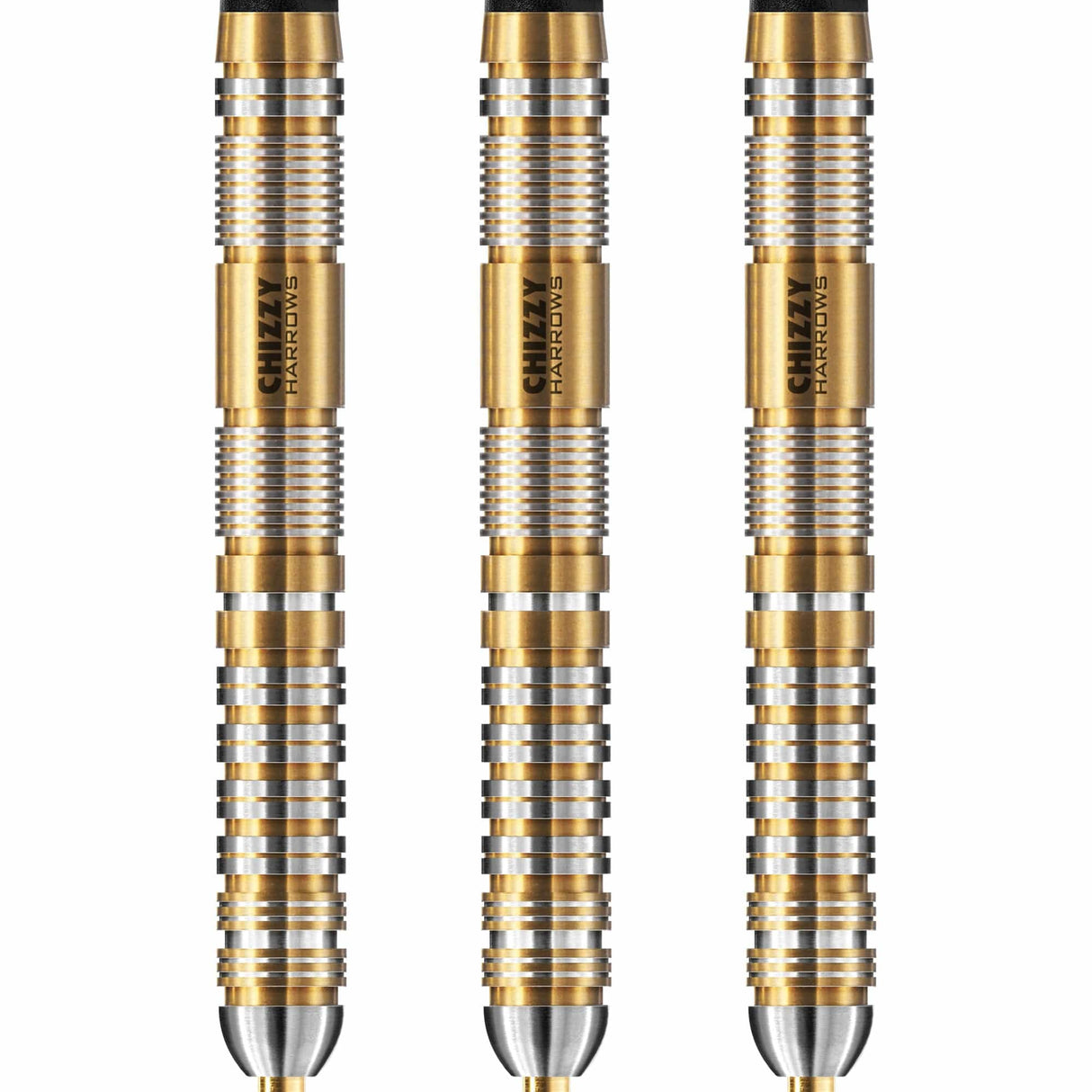 Harrows Chizzy v2 Darts - Steel Tip - 90% - Dave Chisnall - Gold Titanium