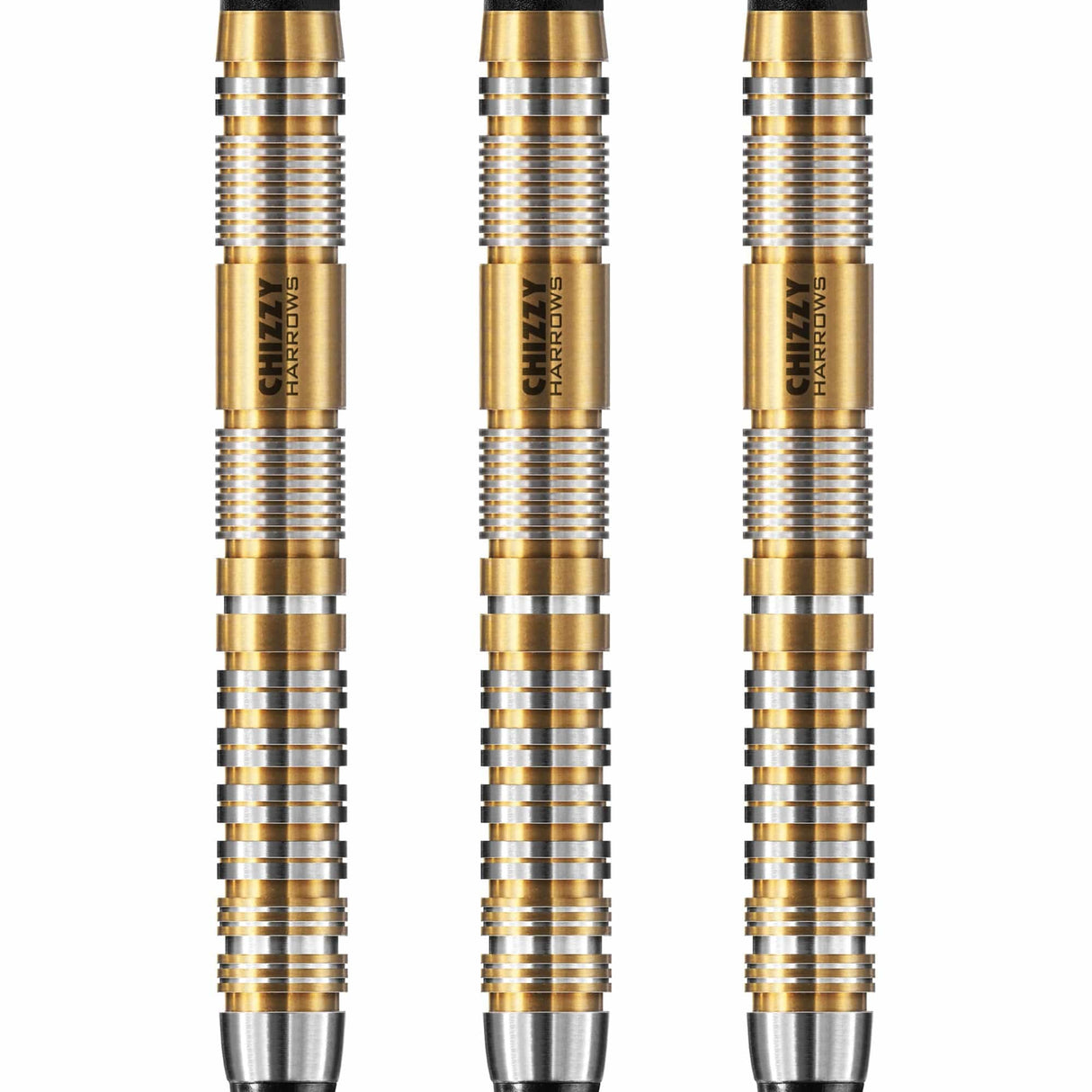 Harrows Chizzy v2 Darts - Soft Tip - 90% - Dave Chisnall - Gold Titanium 18g