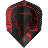 Harrows Rage Dart Flights - Std - No6 Red