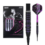 One80 Jelle Klaasen VHD Darts - Soft Tip - The Cobra - Black