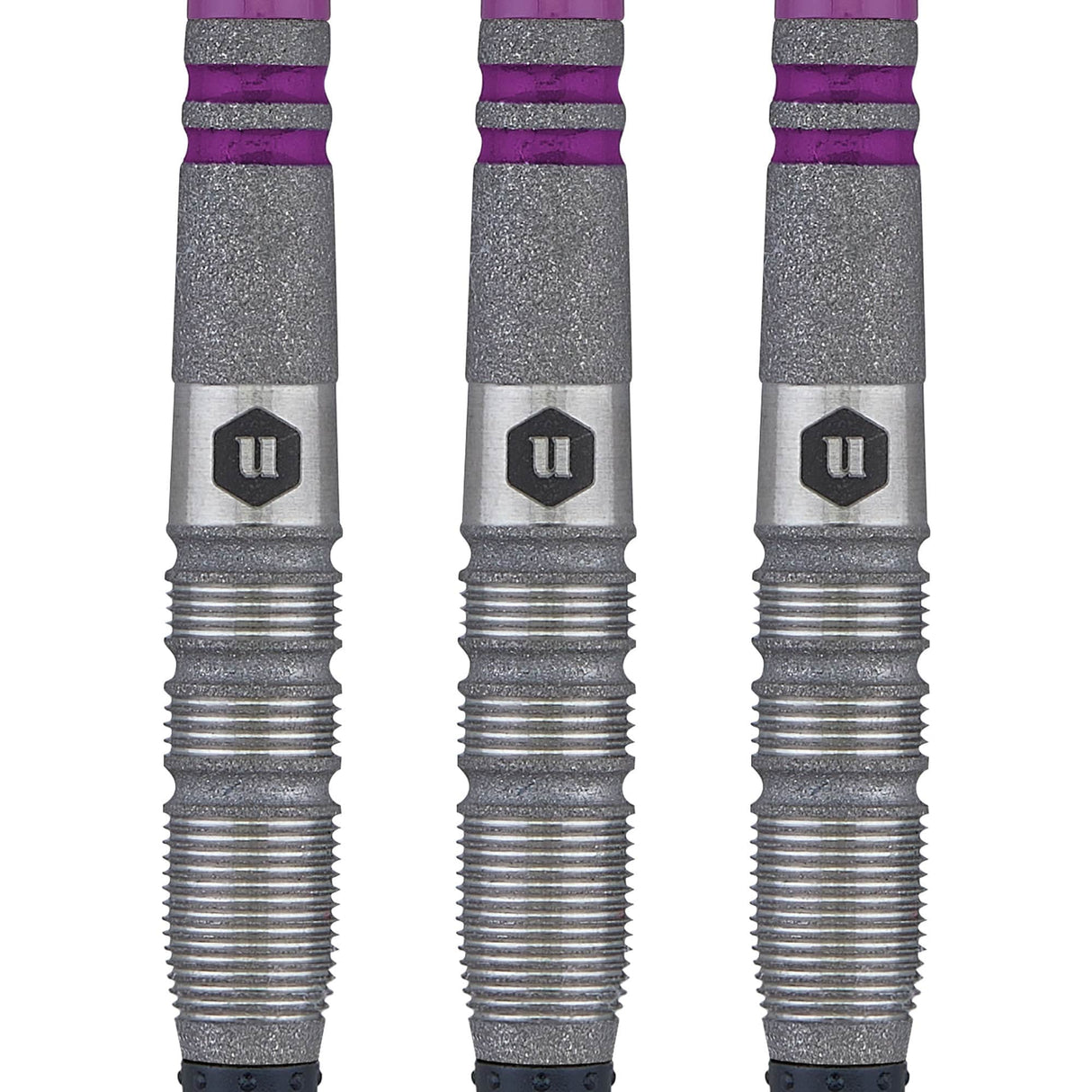 Unicorn Amethyst Darts - Soft Tip - Utech - Style 3 - Sandblasted 19g