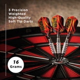 Viper Super Bee Darts - Soft Tip - Nickel Plated - Knurled Rings - Silver 16g