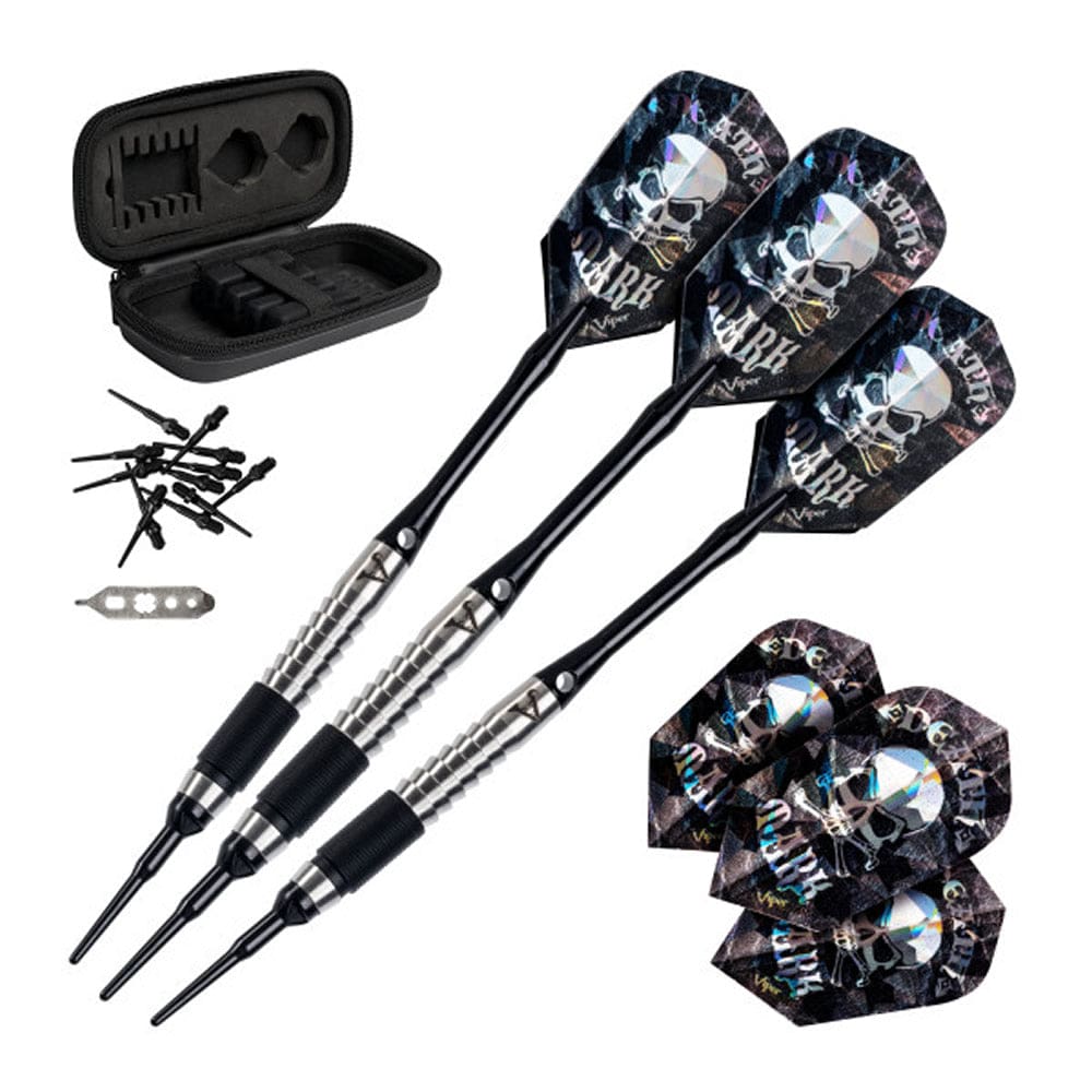 Viper Desperado Darts - Soft Tip - 80% - inc Extras - D2 - Micro Grip - Black 18g