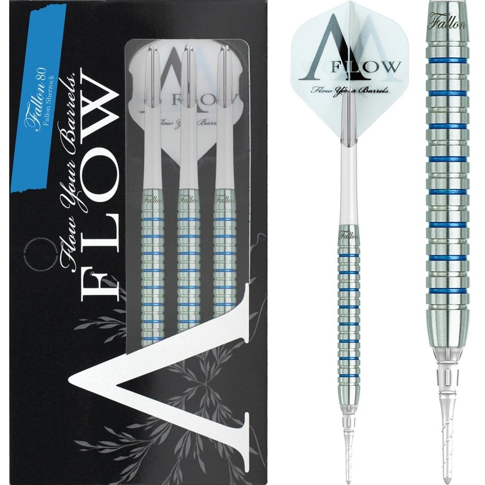 Dynasty Darts - Fallon 80 - Blue Label - Soft Tip - Fallon Sherrock 18g