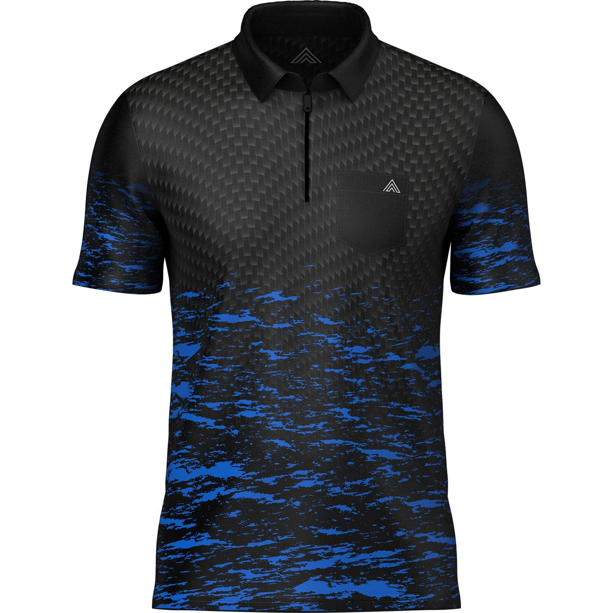 Arraz Lava Dart Shirt - with Pocket - Black & Blue