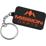 *Mission Logo Keyring - Soft PVC Feel Orange