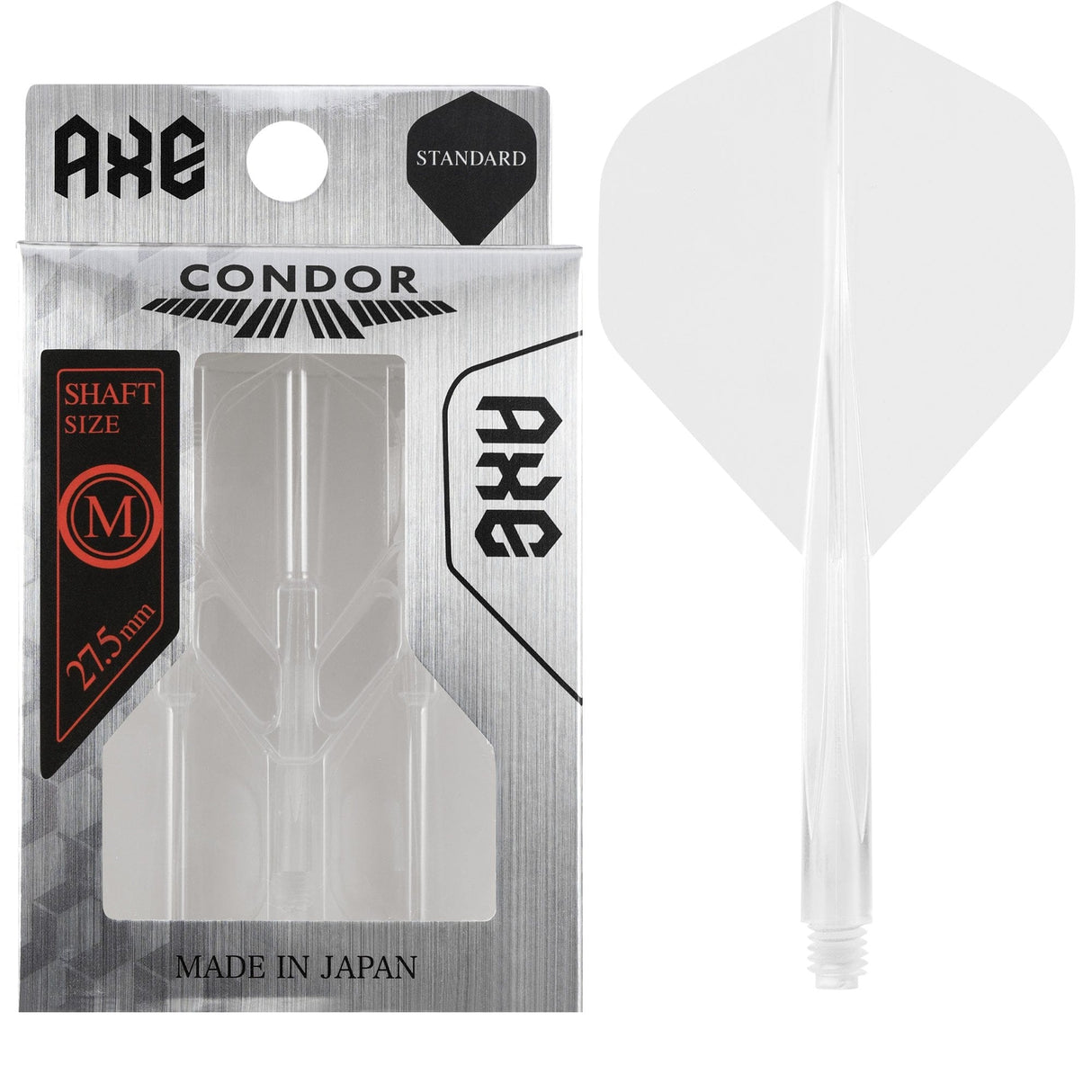 Condor AXE Dart Flights - Standard - Clear