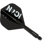 Condor AXE Player Dart Flights - Standard - African Warrior - Icon - Black Short