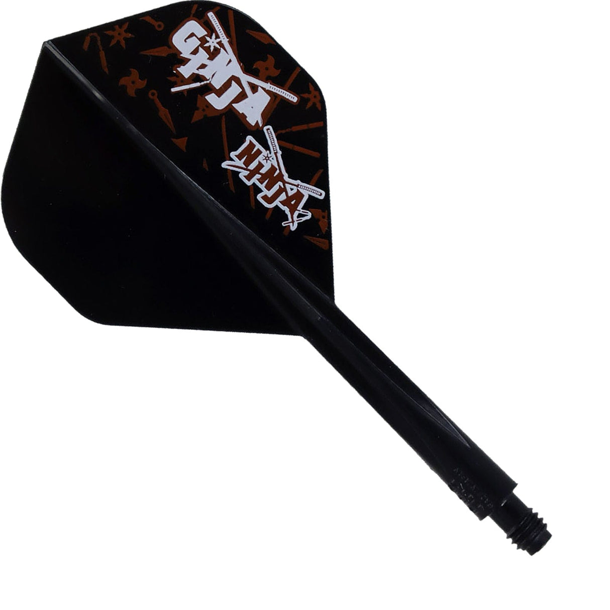 Condor AXE Dart Flights - Matt Campbell - Ginja Ninja - Standard - Black Medium