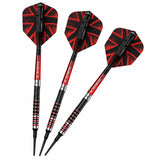 Mission Darryl Fitton Darts - Soft Tip - Electro Black & Red - The Dazzler - 18g 18g