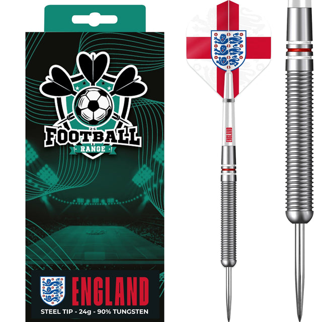 England Football Darts - Steel Tip Tungsten - Official Licensed - Logo - 24g