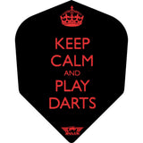 Bulls Powerflite Dart Flights - 100 - Std - Keep Calm