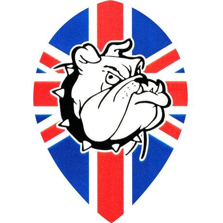 *Designa Dart Flights - Metronic - Pear - British Bulldog
